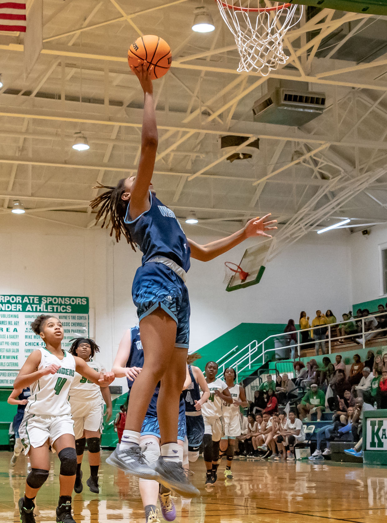 their home basketball game against West Rowan